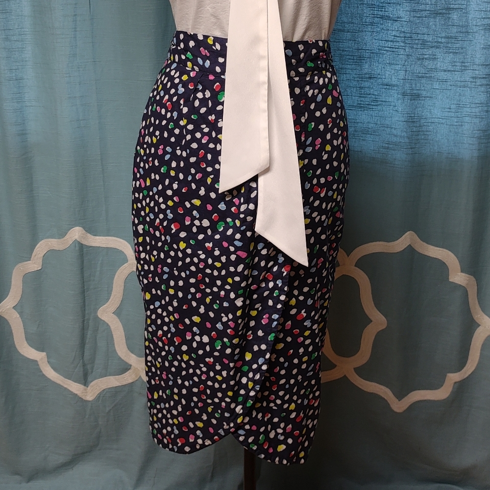J. Crew faux wrap skirt